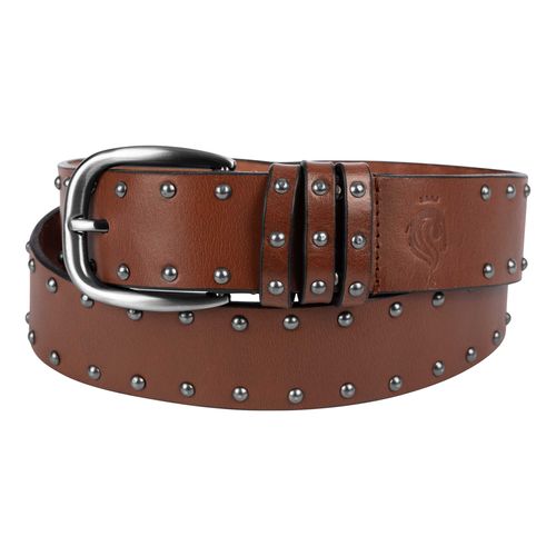 Equinavia Equnavia Katja Studded Leather Belt - Chestnut Brown
