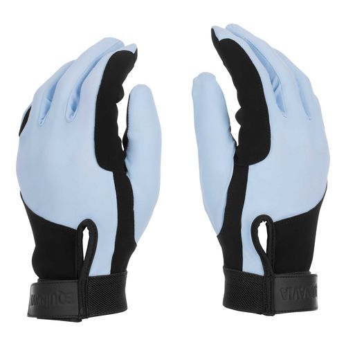 Equinavia Kids' Britta Schooling Gloves - Black/Sweet Blue