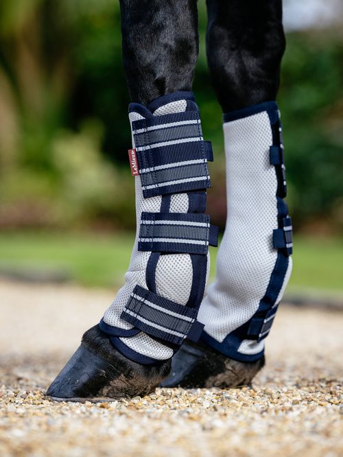 LeMieux Arika Mesh Fly Boots - Navy/Grey