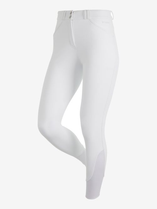 LeMieux Women's Drytex Waterproof Breeches Knee Grip - White