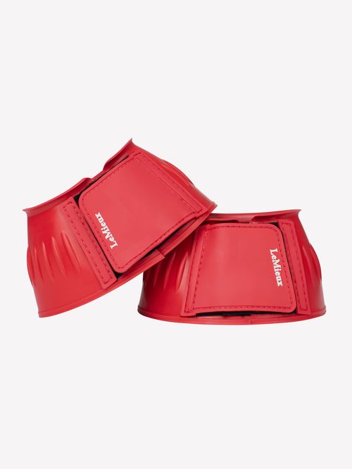 LeMieux Rubber Bell Boots - Coral