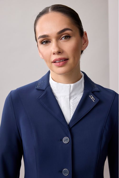 Alessandro Albanese Women's Platinum MotionFlex Pro Crystal Jacket - Navy