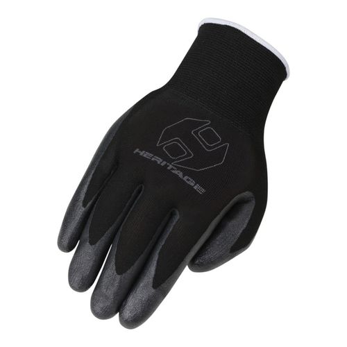 Heritage Utility Work Gloves 3 Pack - Black