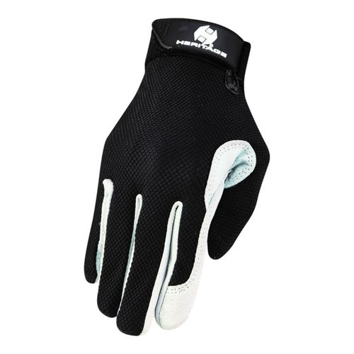 Heritage Tackified Performance Gloves - Black/White