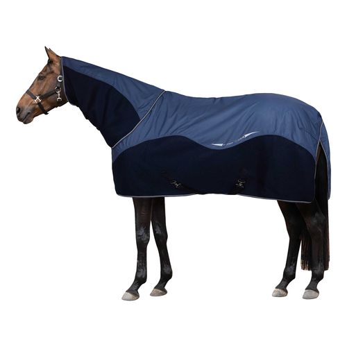 Horze Aircool 3D Mesh Rain Protection Detachable Neck Turnout - Grisaille