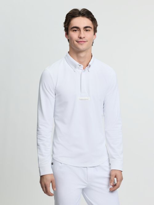 LeMieux Men's Long Sleeve Show Shirt - White