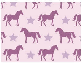 Equistar Kids' Pony Star Crew Sock - Soft Pink