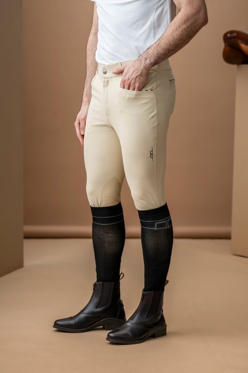 BARGAIN: Alessandro Albanese Men's Vico Breeches - 32 - Beige