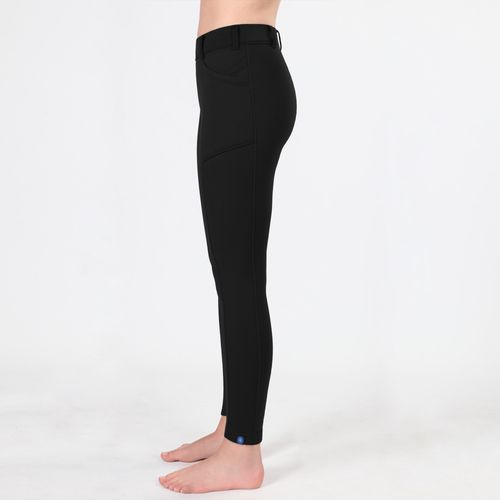 BARGAIN: Irideon Women's Thermasoft Knee Patch Breeches - X Small Long - Black