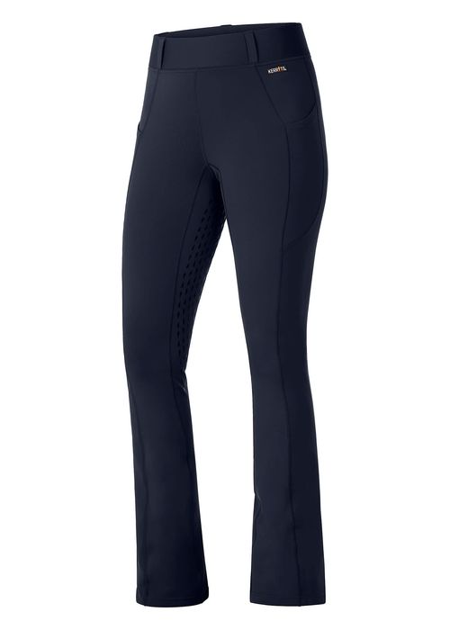 BARGAIN: Kerrits Women's Coolcore Full Leg Bootcut Tights - X Large Regular - Galaxy Blue