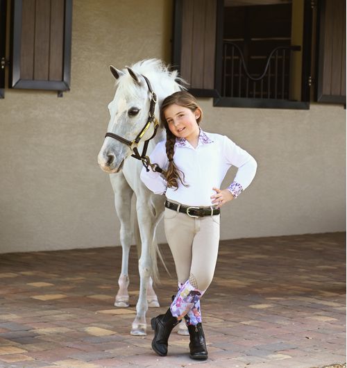 BARGAIN: Ovation Kids' Energy Zip Front Paddock Boot - 37 - Black