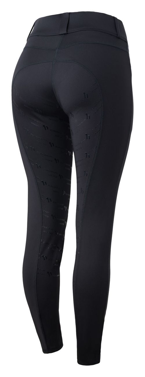 OUTLET: Horze Women's Nora Full Seat Breeches - EU 42/US 30 - Caviar Black