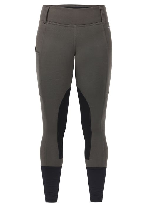 OVERSTOCK: Kerrits Women's Sit Tight Wind Pro Knee Patch Tights - Medium - Mink