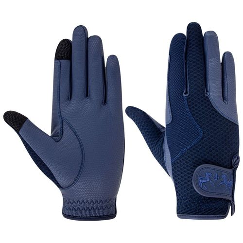 OUTLET: Equine Couture Max Mesh Summer Riding Glove - Small - Navy