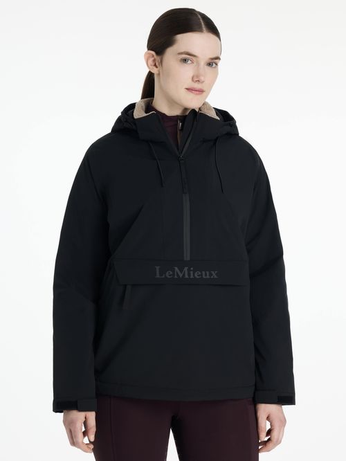 LeMieux Women's Phoebe Half Zip Waterproof Anorak - Black