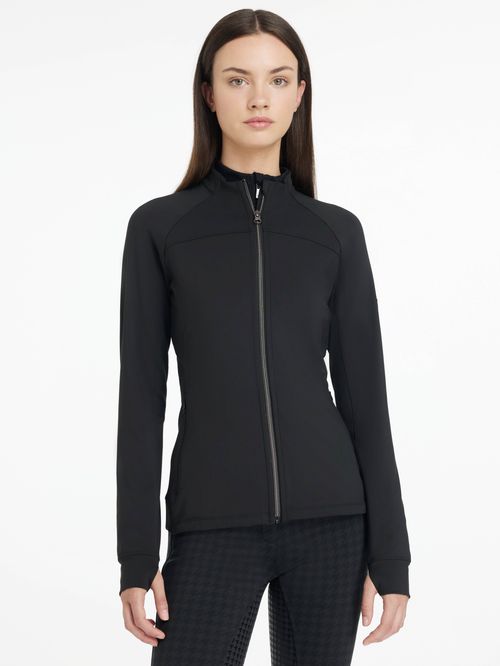 LeMieux Women's Aspen Brushed Zip Through Jacket - Black