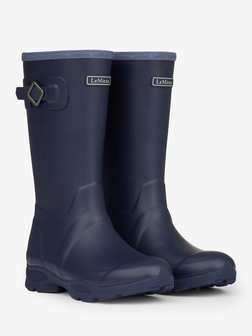 LeMieux Kids' Young Rider Ultra Stride Wellies - Navy