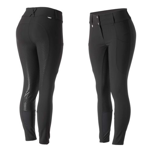 Horze Women's Grand Prix Pro Full Seat Breeches - Black