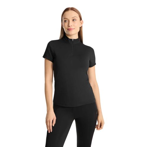 Horze Women's Emmie Cooling Short Sleeved Training Shirt - Black