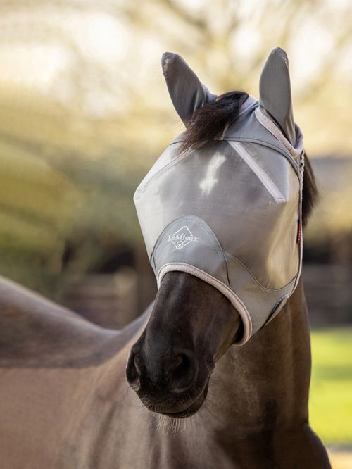 LeMieux Armourshield Pro Half Fly Mask - Gray