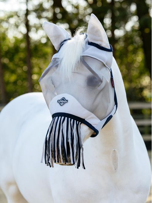 LeMieux Fringe Fly Mask - Navy