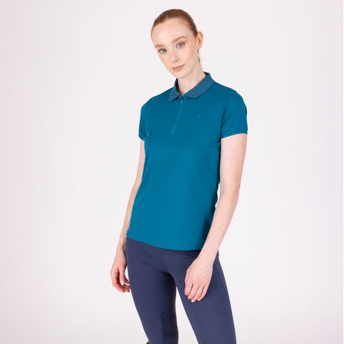 Shires Aubrion Women's React Tech Polo - Kingfisher