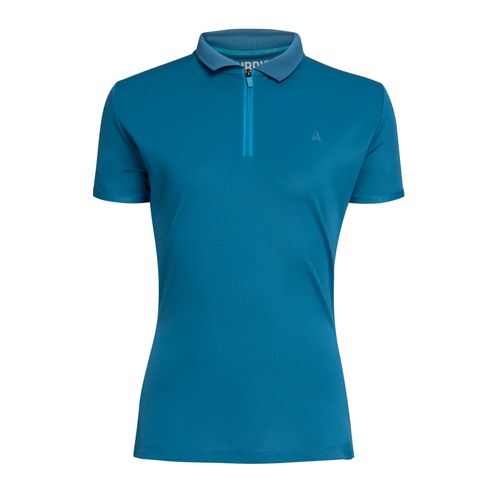 Shires Aubrion Kids' React Tech Polo - Kingfisher