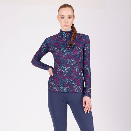 Shires Aubrion Women's React Long Sleeve Base Layer - Petal
