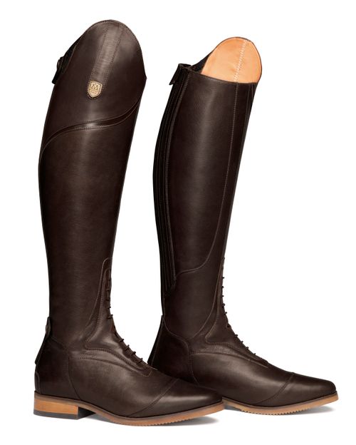 BARGAIN: Mountain Horse Women's Sovereign Field Boot - 8 X Wide Regular - Dark Brown