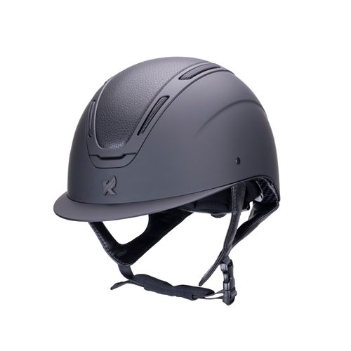Karben Amity LTHR Riding Helmet - Black