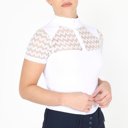 Shires Aubrion Women's Optima VX Show Shirt - White