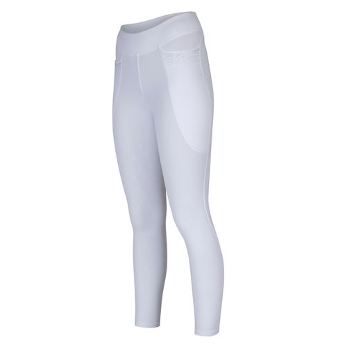 Shires Aubrion Women's Optima GX Riding Tights - White
