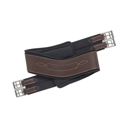 EquiFit Anatomical Pony Hunter Girth w/T-Foam - Brown/Black