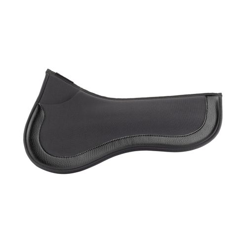 EquiFit Thin ImpacTeq Half Pad - Black/Black Ostrich