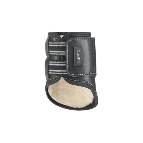 EquiFit MultiTeq Pony Short Hind Boot w/SheepsWool ImpacTeq Liner - Black