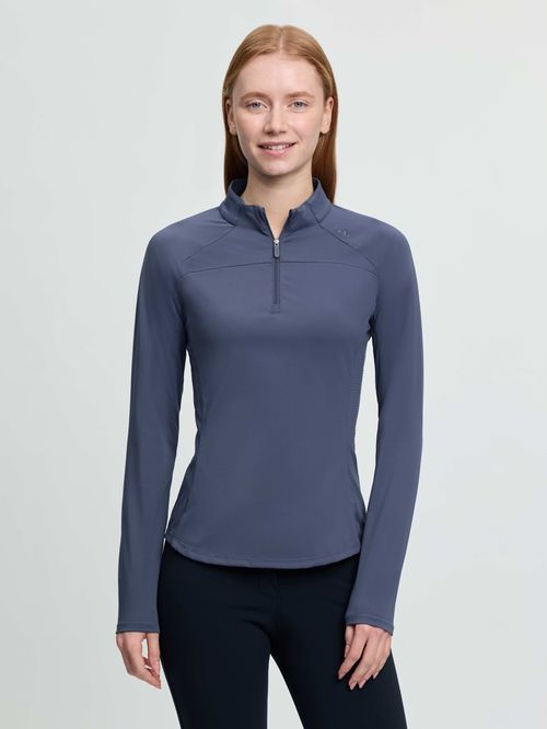 LeMieux Women's Airflow Long Sleeve Base Layer - Shadow