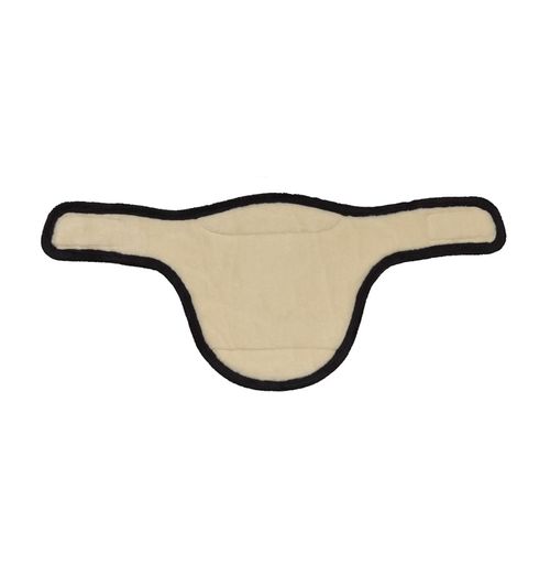 EquiFit UltraWool Anatomical BellyGuard Girth Replacement Liner - Black/Natural