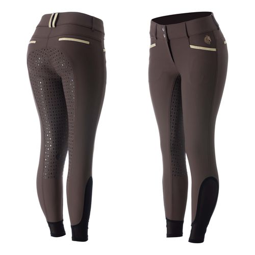 BARGAIN: Equinavia Women's Kristina Full Seat Breeches - 30 - Brown/Gold