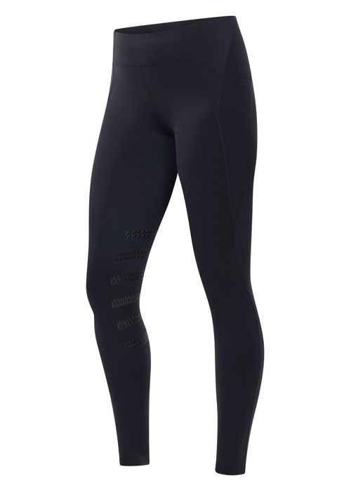 OVERSTOCK: Kerrits Women's Coolcore Powerlite Knee Patch Pocket Tights - X Large - Black