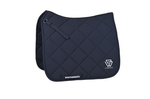 BARGAIN: Weatherbeeta Soft Shell Pro 3D Air-Tec Dressage Saddle Pad - Horse - Navy