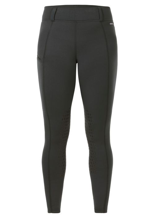 BARGAIN: Kerrits Women's Power Stretch Knee Patch Pocket Tights - X Large - Pine