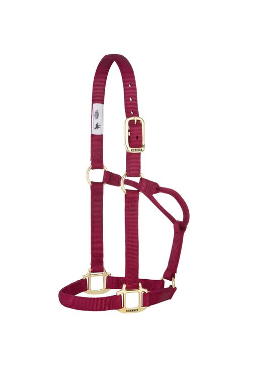 Weaver Original Non-Adjustable Halter - Burgundy