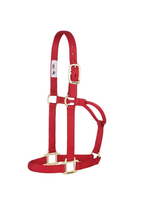 Weaver Original Non-Adjustable Halter - Red