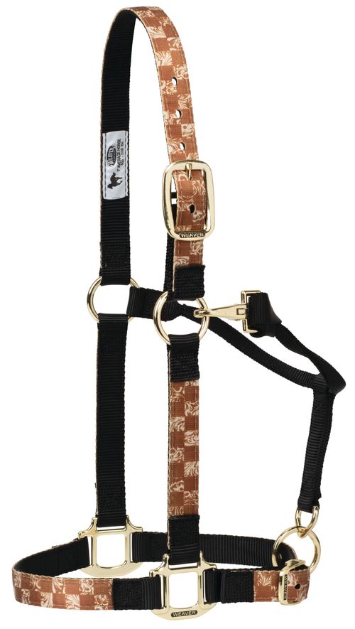 Weaver Patterned Adjustable Halter - Check