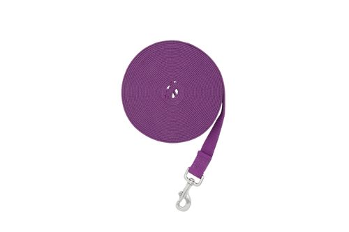 Weaver Color Cotton Lunge Line w/Snap - Purple