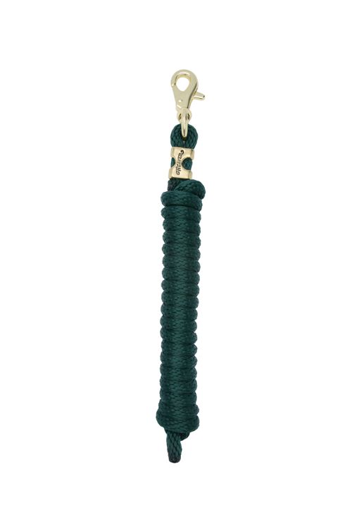 Weaver Poly lead Rope w/Brass Plated Trigger Snap - Hunter Green
