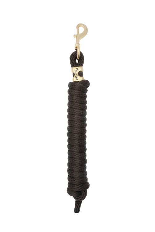 Weaver Poly Lead Rope w/Solid Brass Snap - Brown