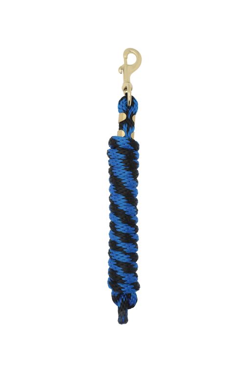 Weaver Value Lead Rope w/Brass Plated Snap - Cornflower/Black