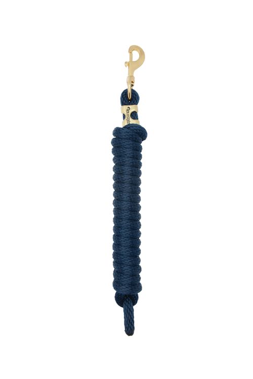 Weaver Poly Lead Rope w/Solid Brass Snap - Navy