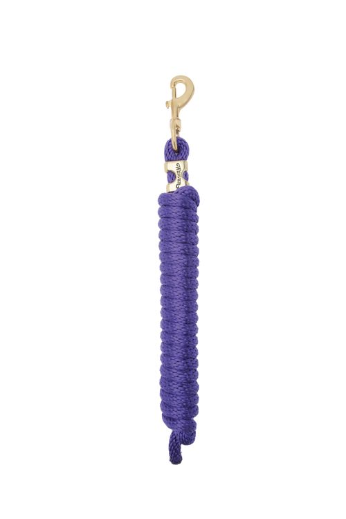 Weaver Poly Lead Rope w/Solid Brass Snap - Purple